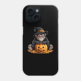 Halloween Pumpkin Monkey Phone Case