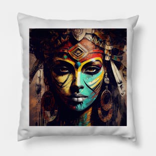 Powerful Egyptian Warrior Woman #12 Pillow