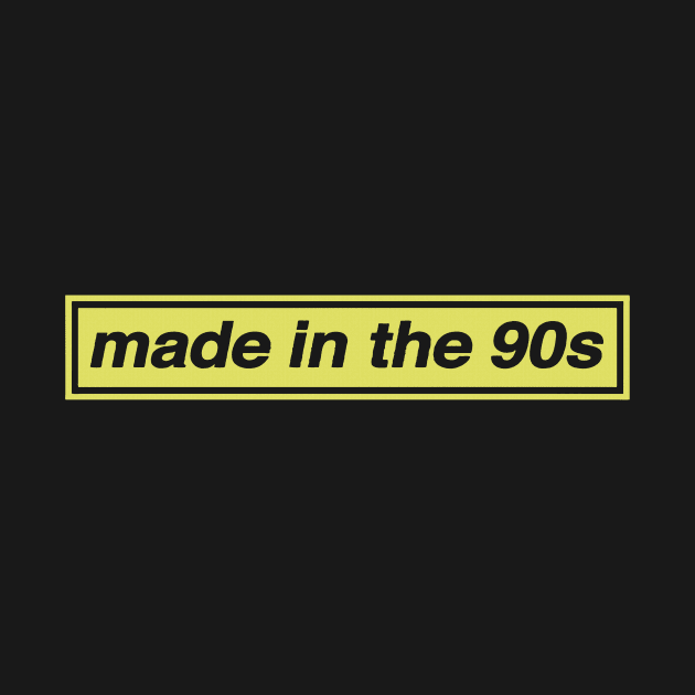 Yellow Made in the 90s by SATRIA BINTANG