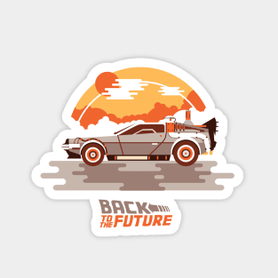 Back to the future car Magnet