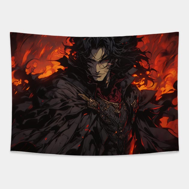 Hunters of the Dark: Explore the Supernatural World with Vampire Hunter D. Illustrations: Bloodlust Tapestry by insaneLEDP