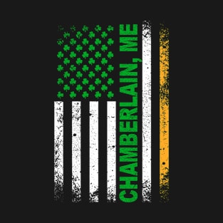 Irish American Flag CHAMBERLAIN, ME T-Shirt