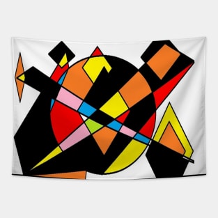 Geometric multicolor Tapestry