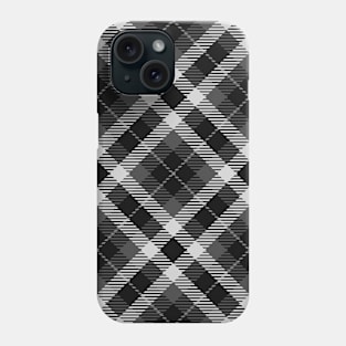 Black and White Plaid Phone Case