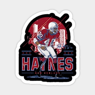 Mike Haynes New England Player Skyline Magnet