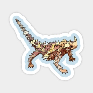 Thorny devil cartoon illustration Magnet