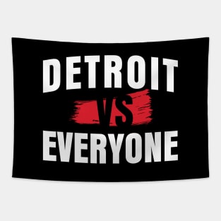 'Detroit vs Everyone' Cool Sports Lover Tapestry