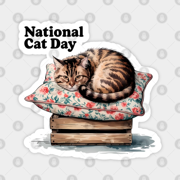 Purrrfect friends cats are family Magnet by Steve