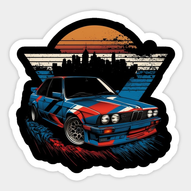 E30 M3 Vintage 80s style Racing Design