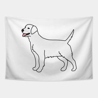 White Labrador Tapestry