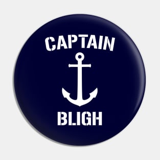 Nautical Captain Bligh Personalized Boat Anchor Pin