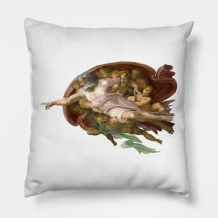 Michelangelo - The Creation of Adam Pillow