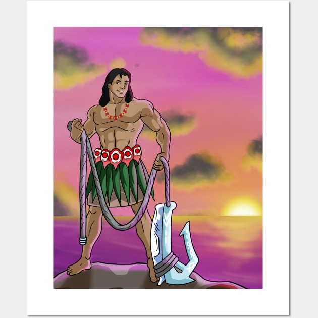 HAWAIIAN WARRIOR Poster Print