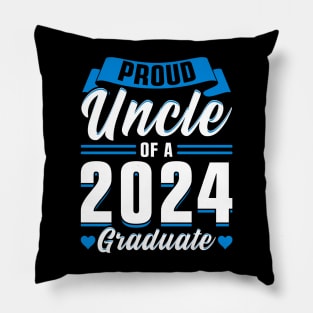 Proud Uncle of a 2024 Graduate Pillow