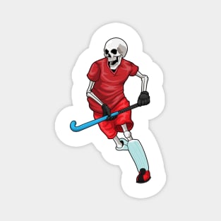 Skeleton Hockey Hockey bat Magnet