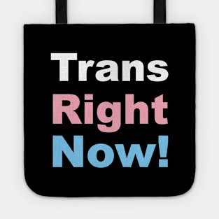 Trans Right Now! Transgender Rights Tote