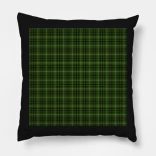 Suzy Hager "Aurelia" Plaid with Greens, Grey and Black for Prettique Pillow