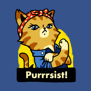 Purrrsist! (Version 3) T-Shirt