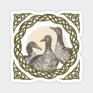 Celtic Goose Magnet