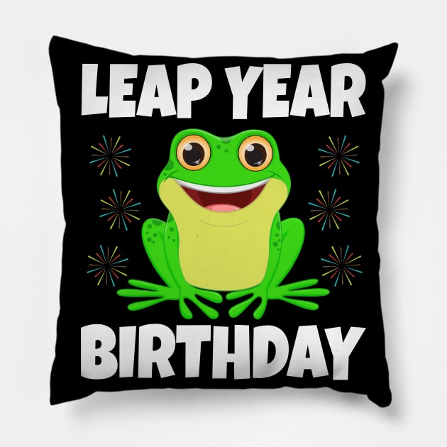 Leap Year Birthday February 29th Pillow by Work Memes