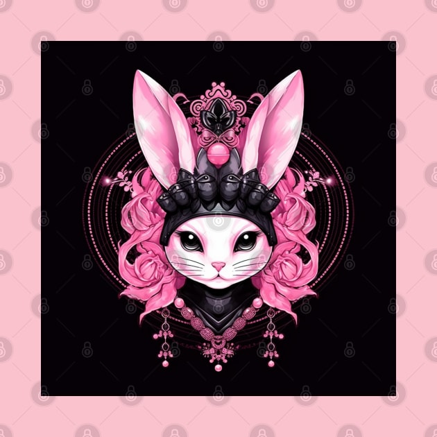 Cute Bunny Cartoon by Enchanted Reverie