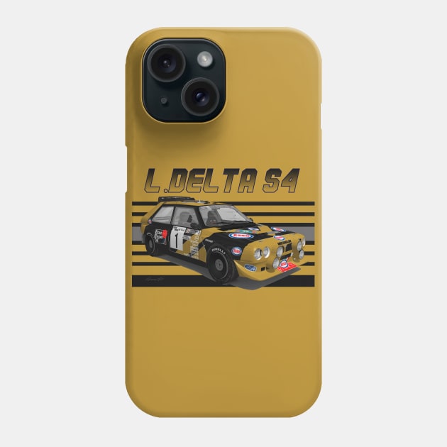 Lancia Delta Group B Esso Phone Case by PjesusArt