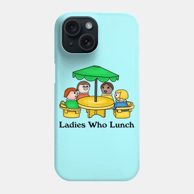 Little Ladies Who Lunch Phone Case by Slightly Unhinged