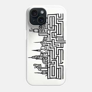 The abyss of the city Phone Case