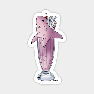 Strawberry Milkshark Magnet