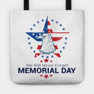 Memorial Day Graphic t shirt for Men Women Youth Tote