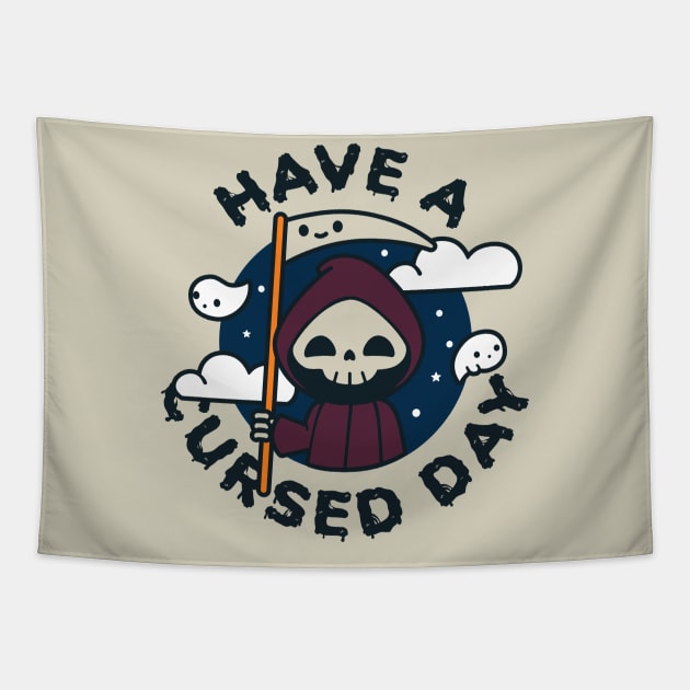 Have a Cursed Day Tapestry by nmcreations