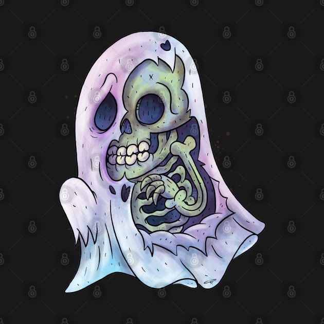 Skele-Sheet Ghost by chrisraimoart