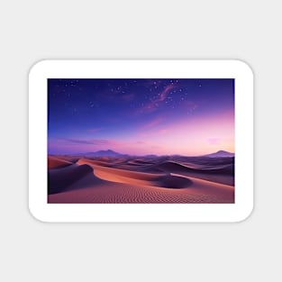 Desert Sand Land Serene Landscape Magnet