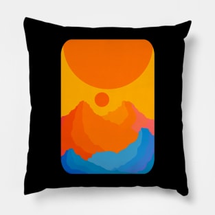 The orange orbs Pillow