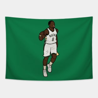 Eric Bledsoe 3 Point Celebration - NBA Milwaukee Bucks Tapestry