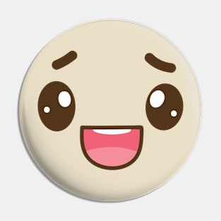 Happy Cute Face Pin