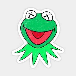 Frog xx, Funny Kaws Frog Magnet