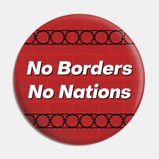 No Borders, No Nations Pin