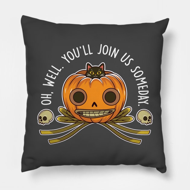 Folks don't tend to pass through Pottsfield Pillow by NinthStreetShirts