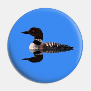 Loon Reflections Pin