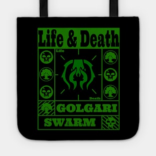 Golgari Swarm | Life & Death | MTG Green on Black Guild Design Tote