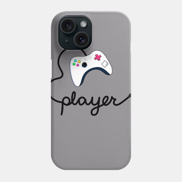 Player (Gamer Edition) Phone Case by Disocodesigns