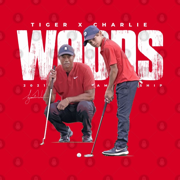 Tiger x Charlie Woods by Juantamad