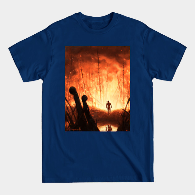 Discover Into the Fire - Centurians Comic Frame - Empowerment - Comic - T-Shirt