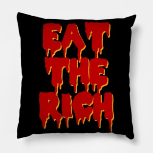 Eat The Rich Graffiti - Punk, Socialist, Leftist, Anarchist Pillow