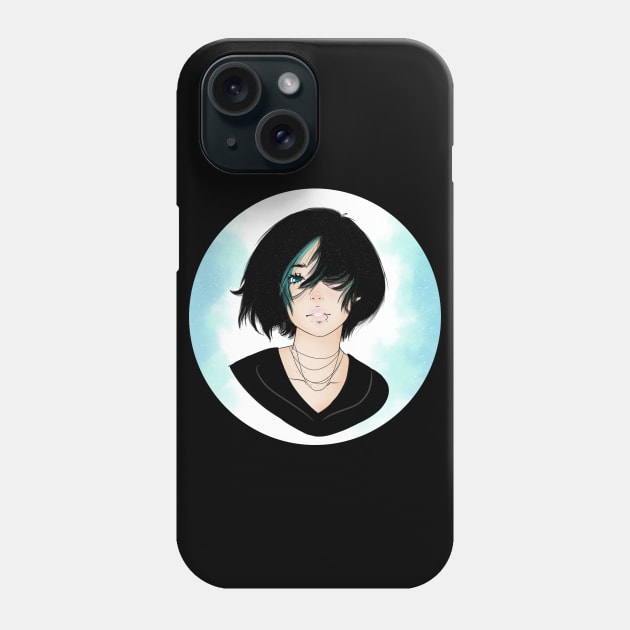 Lofi Blue Phone Case by Sonoyang