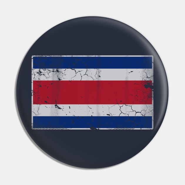 Vintage Costa Rica Flag Costa Rican Tico Pin by E