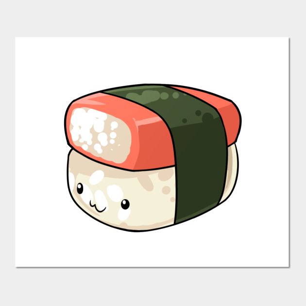 Sushi Vẽ Sticker đồ ăn Cute  UMA