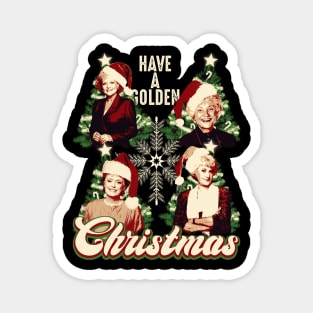 Have A Golden Christmas Magnet