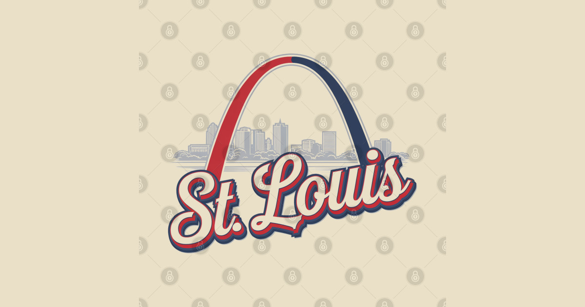 St. Louis Gateway Arch, Iconic City Pride - St Louis - T-Shirt | TeePublic